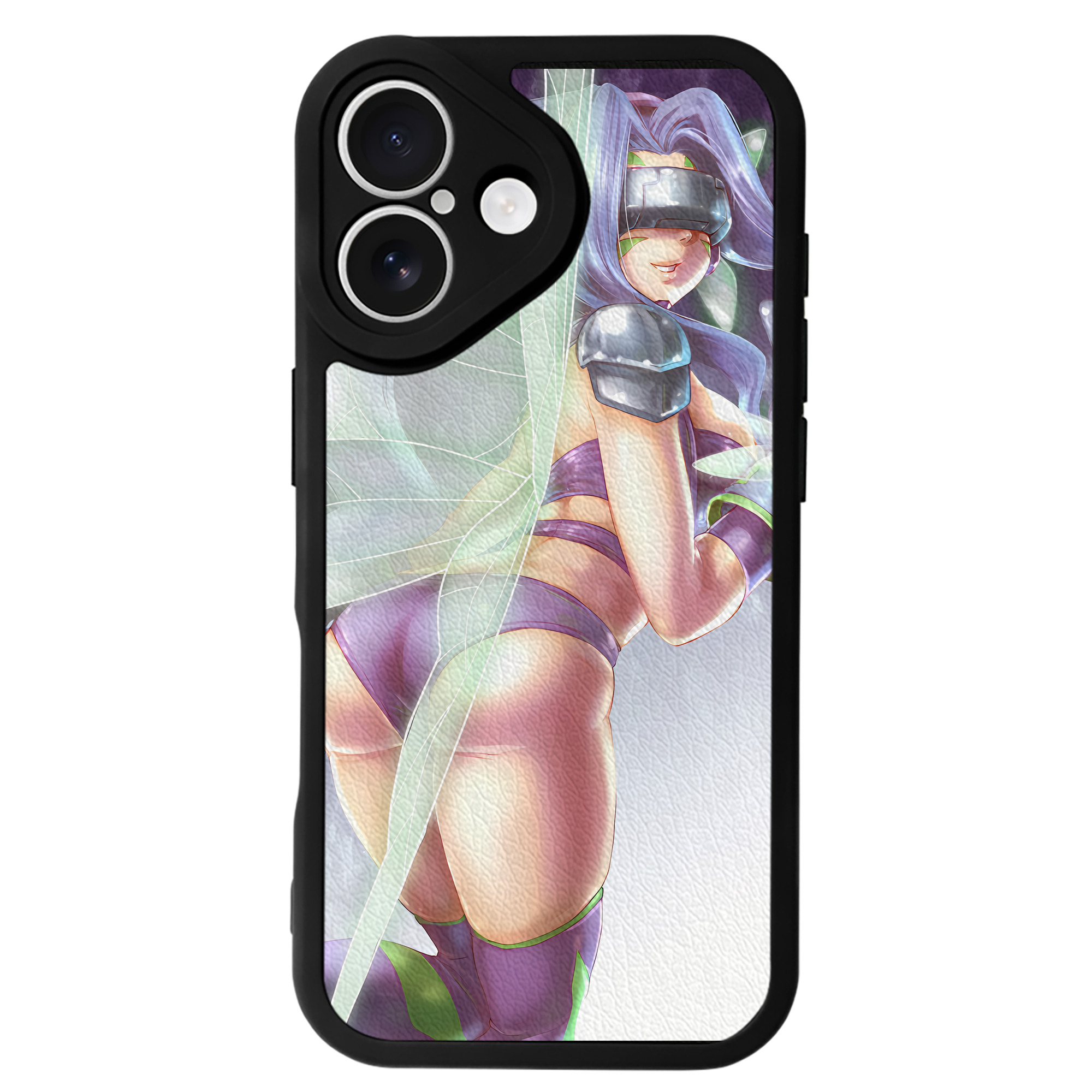 （画像用） Digimon デジタルモンスター/デジモン 【iPhone 16シリーズ対応】シリコンスマホケース（レザー調） 材質：シリコン